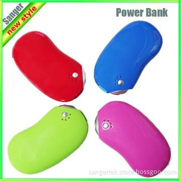 Colorful Unique design portable power bank charger 5200mAh